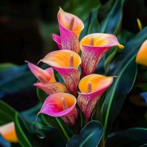 Калла Оникс купить по цене от 450р. в интернет-магазине «Посадика» с доставкой почтой в в Егорьевске и по всей России – [изображение №1].